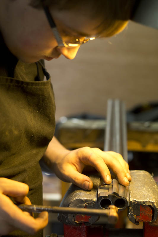 tapping extractor into barrels